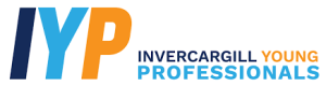"Invercargill Young Professionals' Logo - a blue and white emblem featuring the letters 'IYP' and the full name of the organisation.