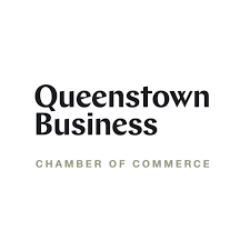 Queenstown Business Chamber Logo - features black text on a white background