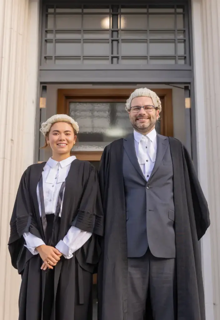 Morgane Mitchell solicitor bar aws legal image door